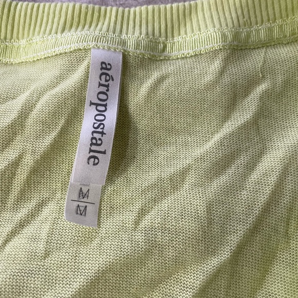 NWT, Areopostale, neon green sweater. - Picture 4 of 5
